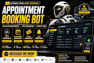 code appointment booking bot,appointment bot,vfs appointment,vfs,booking bot