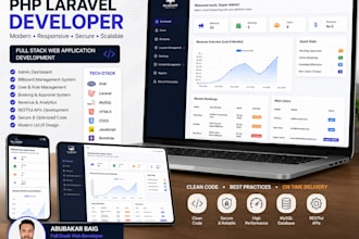 fix php laravel bugs and develop php laravel website
