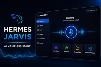 hermes agent os hermes jarvis ai voice assiatant agent os dashboard ai operating