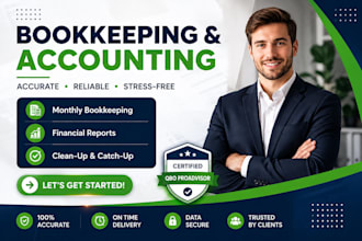 do US accounting and bookkeeping using quickbooks online, xero, wave