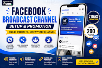 create and promote your facebook broadcast channel