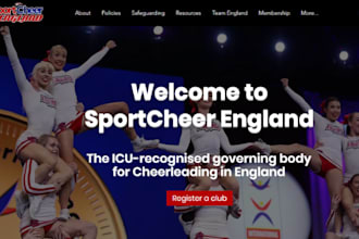 design wix cheerleading website cheerleading training cheerleading gym website