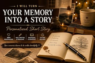 turn your idea or memory into a unique personalized short story
