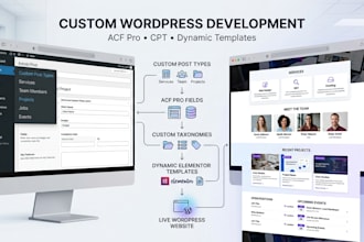 build wordpress with acf and cpt