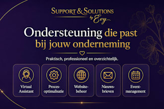 be your virtual assistant for admin and business support