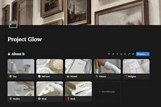 create a personalized notion workspace and dashboard