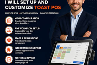 set up customize toast pos restaurant pos menu integrations