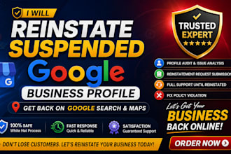 help reinstate your suspended google business profile and handle gmb appeals