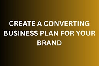 write a professional business plan