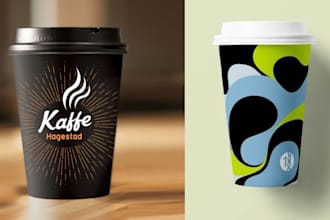 design cups, pouches, bags, boxes