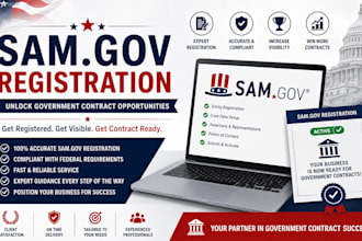 provide sam gov registration and renewal services