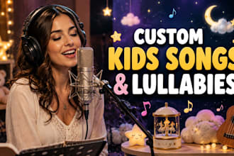 compose lullaby, kids song, disney song, nusery rhymes, jingle, baby sleep music