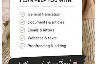 translate and proofread english and polish content