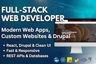 build modern full stack web applications and custom websites