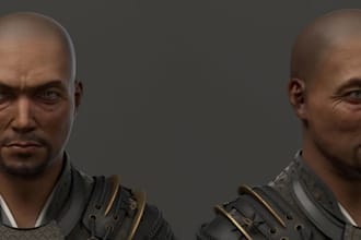 sculpt3d human nsfw,realistic skin micro detail,retopology game character,3d glb