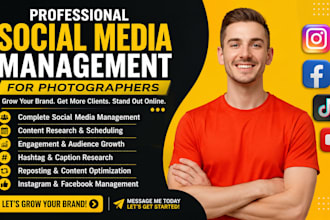 manage brand event photography social media wedding photography content