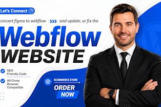 build figma to webflow xd landing page ui ux design lp sales page, webflow cms