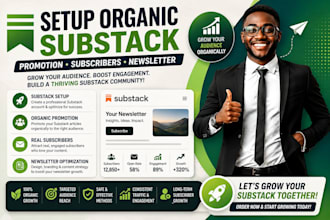 setup organic substack promotion substack subscribers