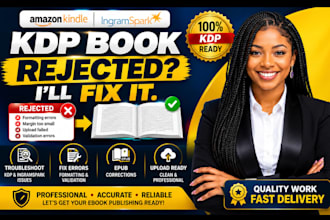 fix ingramspark or KDP ebook upload errors and kindle epub formatting issues