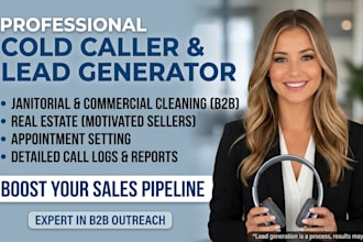 janitorial cold calling, real estate cold calling, janitorial, b2b cold caller