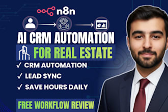 build n8n CRM automation and workflow integrations for your business