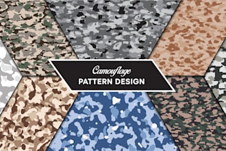 do camouflage pattern design