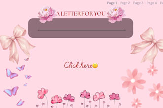 create a personalized interactive digital gift website for your special occasion