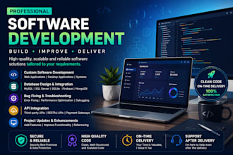 develop professional software projects and applications