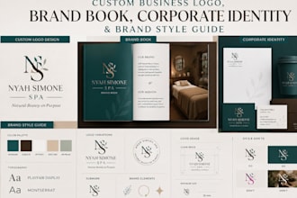 design canva branding kit complete brand identity startup board brand style book