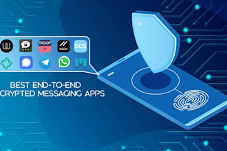 build end to end encrypted chat app and file sharing system