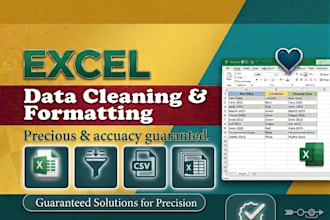 clean, organize, merge, and format excel and CSV data