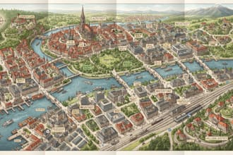 create custom city tourist maps, travel maps and visitor guides