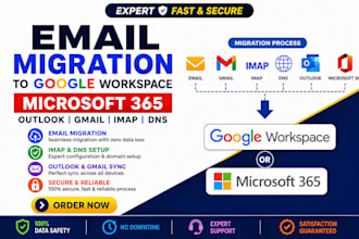 email migration to google workspace microsoft 365 outlook gmail imap dns expert