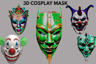 3d print and paint ship custom 3d mask 3d helmet cosplay armor halloween mask