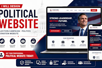 design political website election campaign politics donation political website