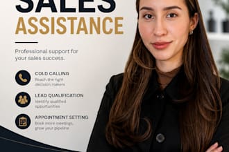support your business with professional sales assistance