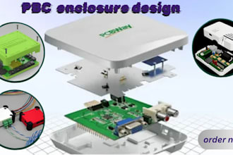 create electronic enclosure, iot product housing and dfm 3d product prototyping