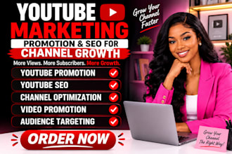 do youtube marketing promotion and SEO for channel growth