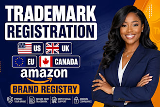 do trademark registration australia, uk, USA, canada, eu, amazon brand registry