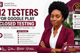 do 12 tester for google play closed testing app tester mobile app testing ios