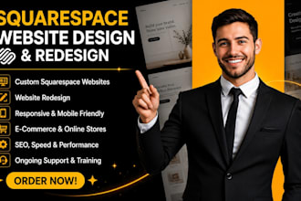 squarespace online store website build squarespace landing page redesign website