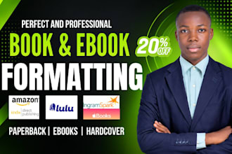 kdp book formatting, paperback formatting, ebook and manuscript formatting PDF