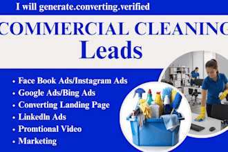 commercial cleaning lead, home cleaning facebook ads, home cleaning google ads