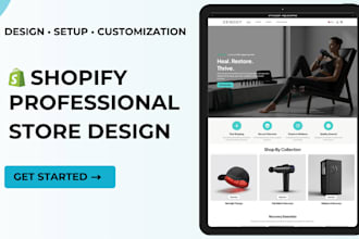 build shopify store, redesign shopify store, shopify dropshipping store