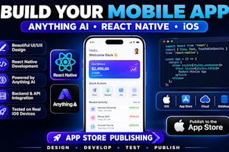 develop mobile app with anything com app publishing ios app react native