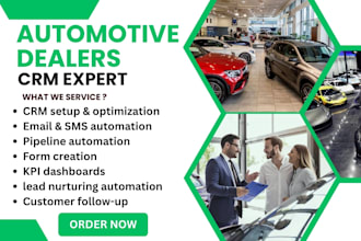 automotive dealer CRM gohighlevel vinsolutions elead dealersocket tekion
