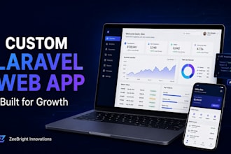 develop custom CRM and erp software in laravel