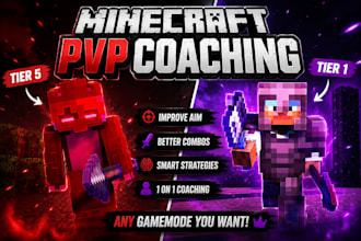 be your minecraft pvp coach for any gamemode you want
