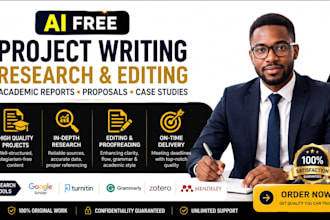 ai free project writing research editing academic reports proposals case studies