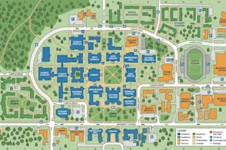 design campus, wayfinding, campus, directory, navigation maps